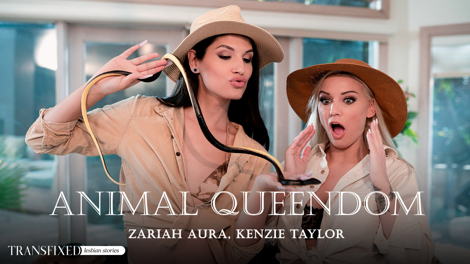 Animal Queendom, Scene #01 with Kenzie Taylor, Zariah Aura in Transfixed by Adult Time