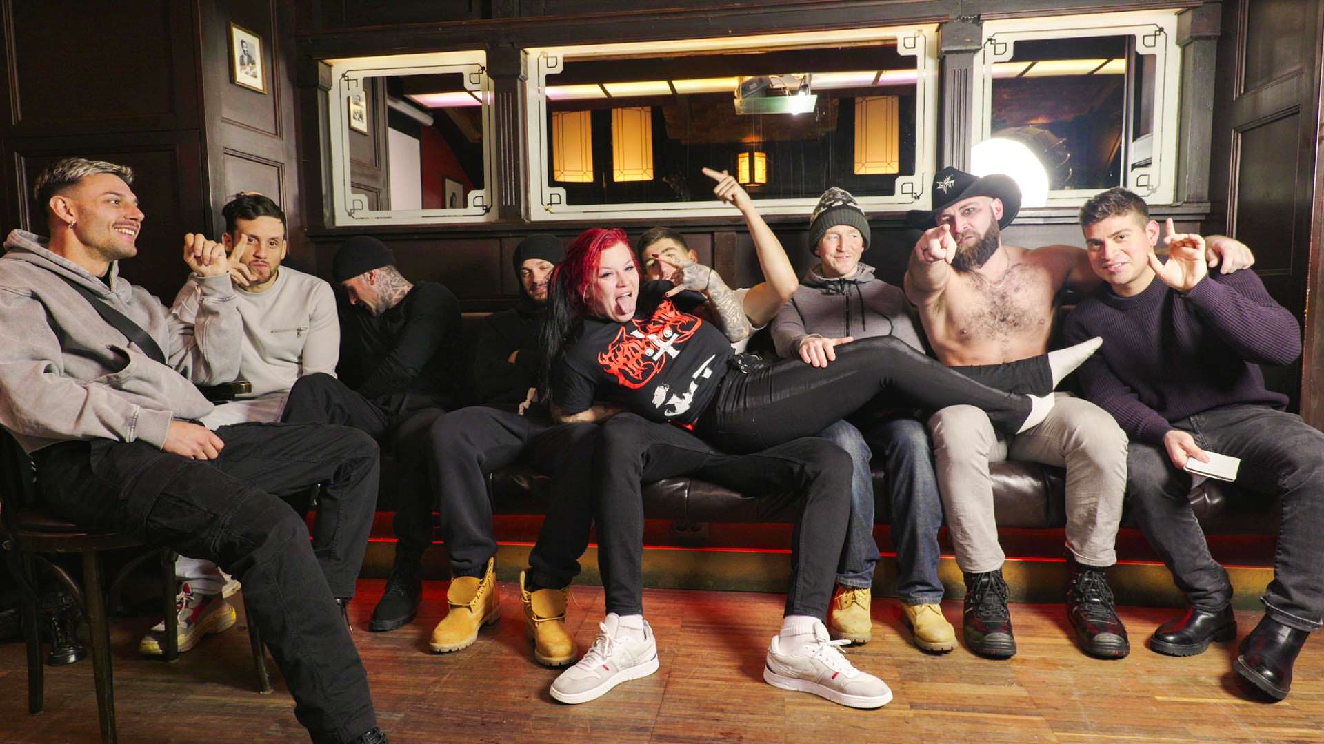 BTS - Metal Ass Fuck 8 On 1 Gangbang