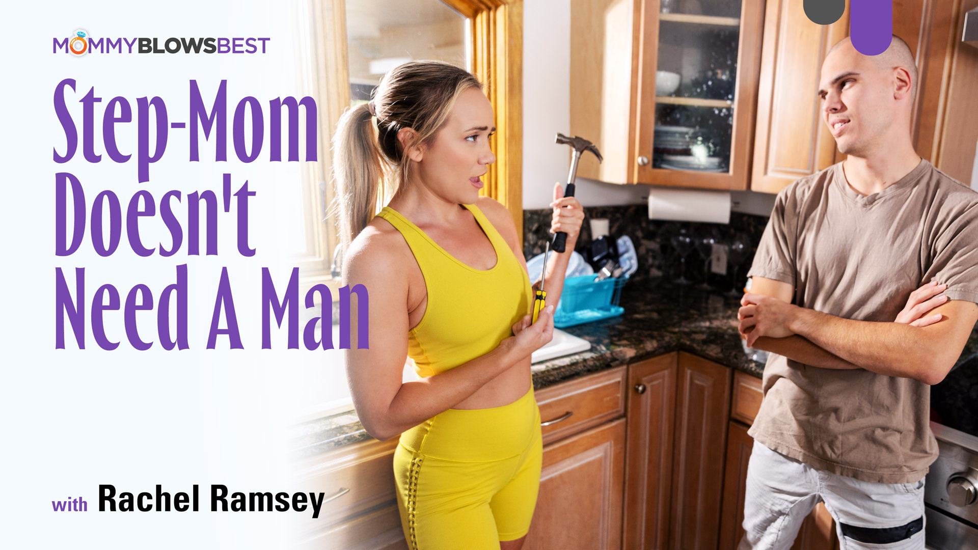 Step-Mom Doesn't Need A Man