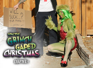 How The Grinch Gaped Christmas - Chapter 4 with Joanna Angel, Small Hands in Burningangel by Adult Time