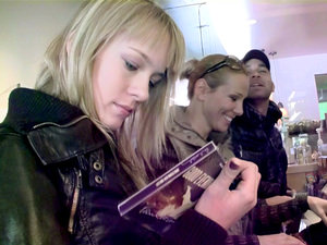 Up close and personal: at the hairdresser with Blue Angel - 1. with Sandy Fantasy, Blue Angel in Blue Angel Live by 21 Sextury