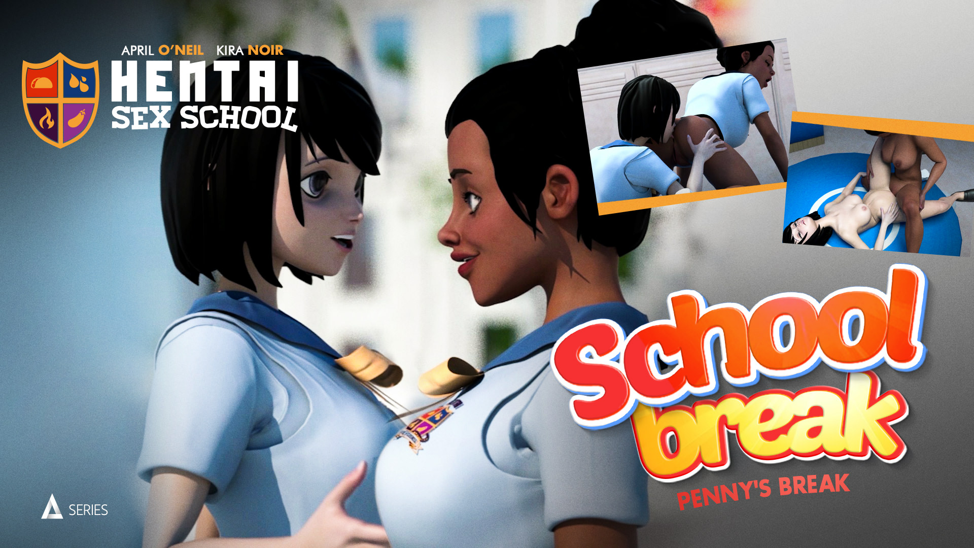 Hentai Sex School Episode 8: Penny's Break